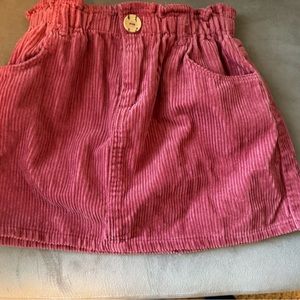 Zara corduroy skirt